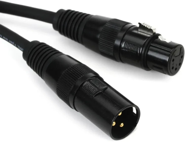 Accu-Cable AC5PM3PFM 5-PIN Male xlr  To 3 PIN Female xlr TURNAROUND