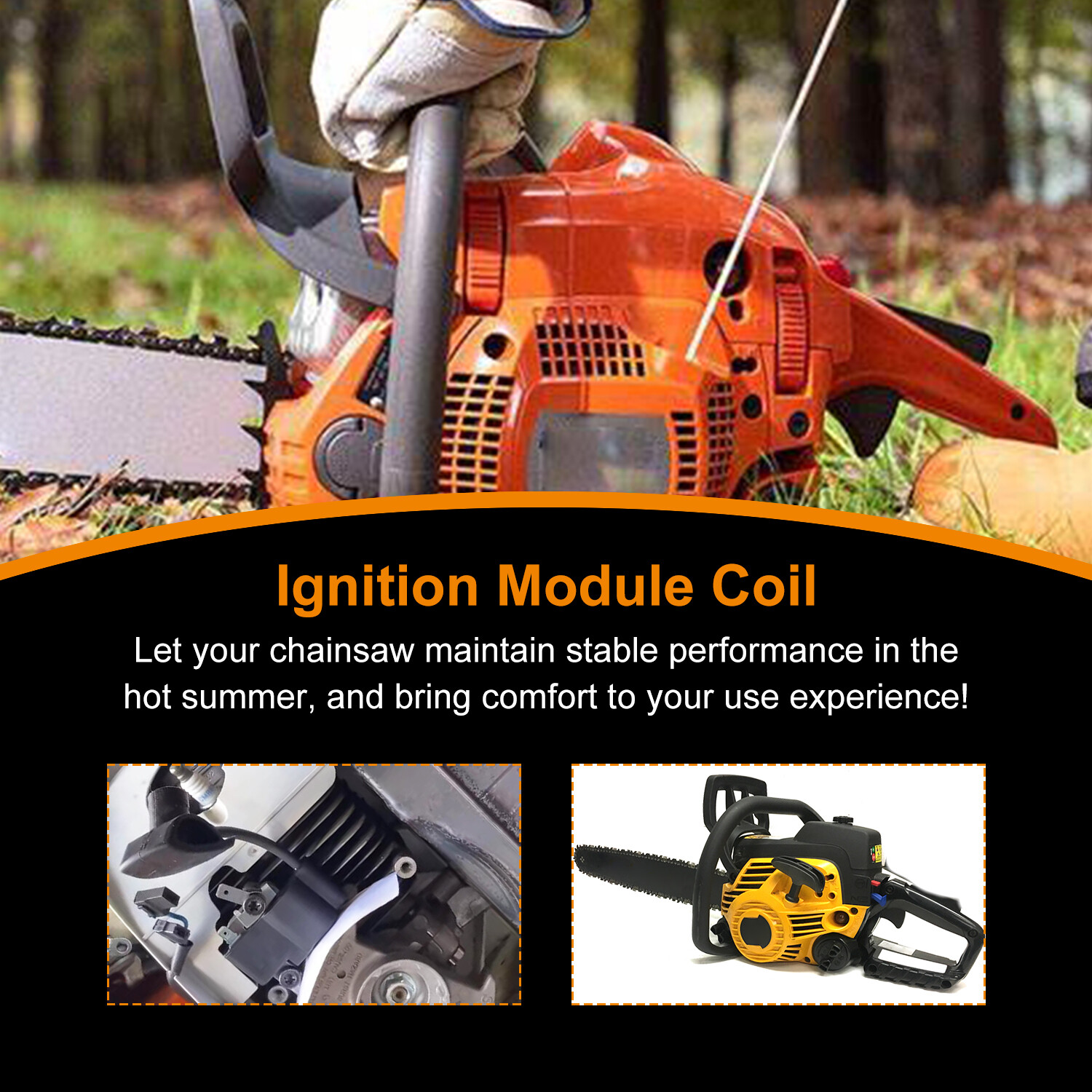 Ignition Module Replacement Coil for Poulan Pro PP5020AV PP4818A 545202701