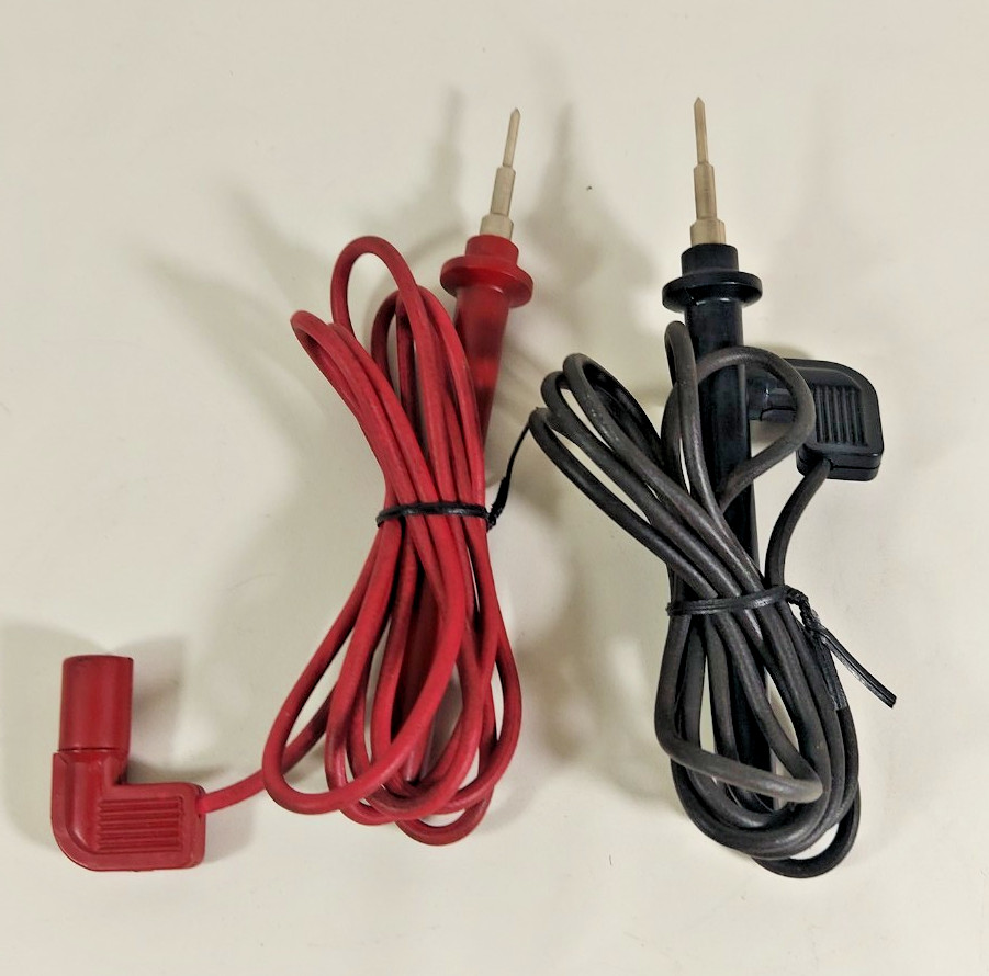 Vintage Simpson Meter Test Leads TESTED WORKING!!