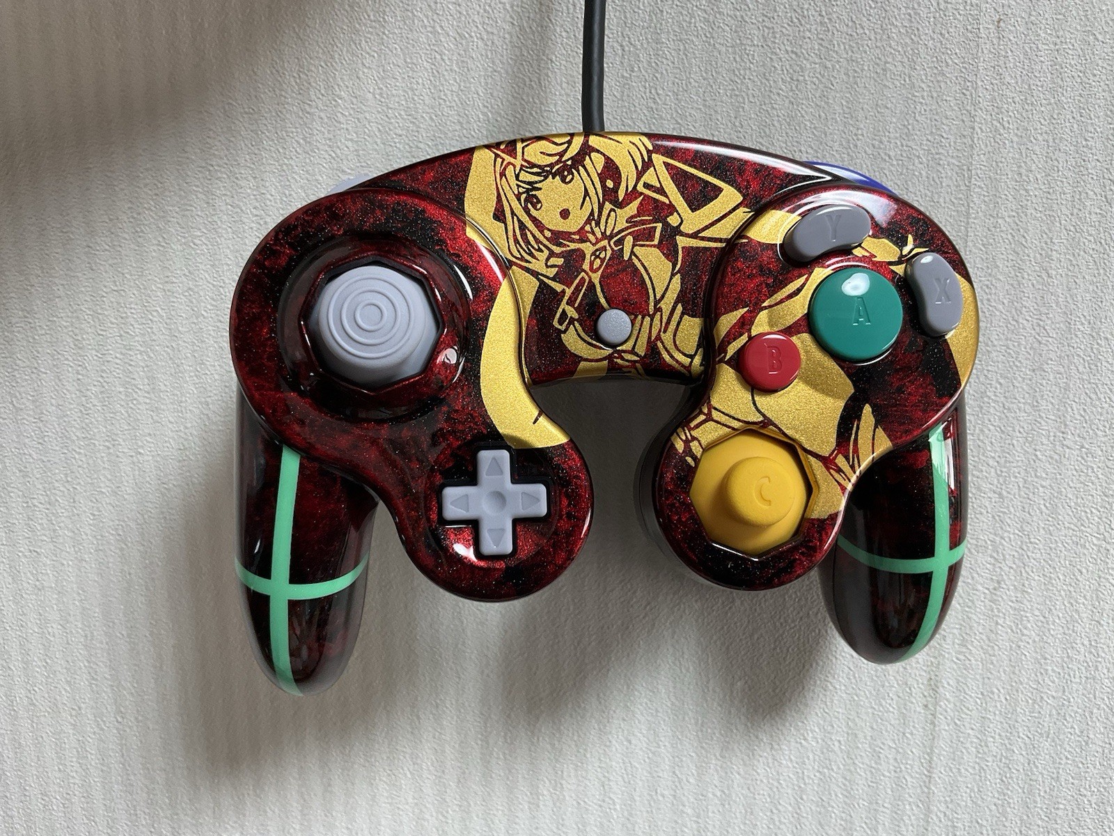 Custom Controller Paint Pyra Housing Shell Cover Nintendo GC NGC Gamecube