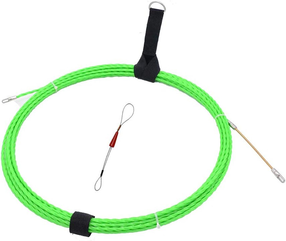 Fish Tape Electrical Wire Threader Wire Puller and Fish Tape Fastener Tool 33 FT