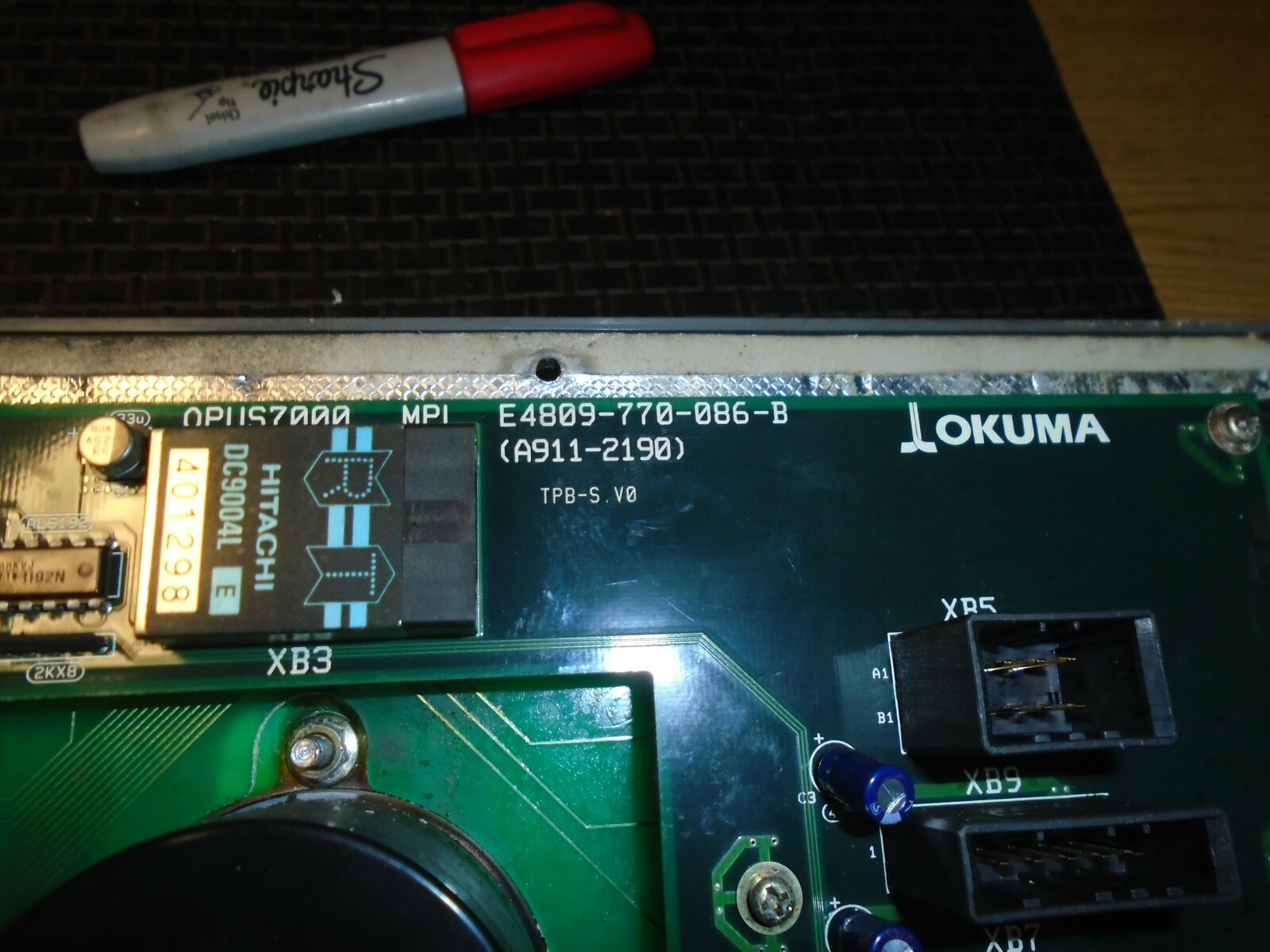 Okuma Opus 7000 MPL E4809-770-086-B & E4809-436-071 Panel E0105-566-055-1-A,TH