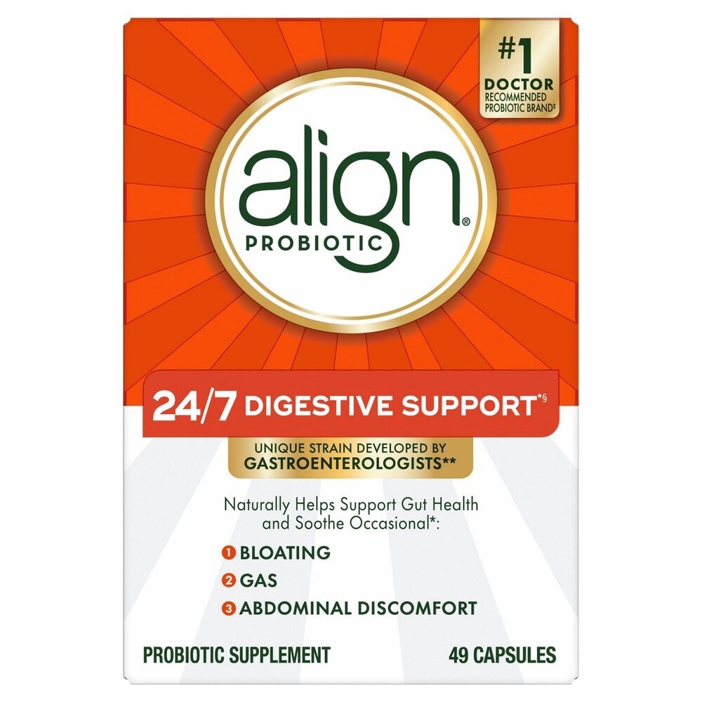 Align Probiotic Supplement, 49 Count EXP 02/2028 (Pack of 2)