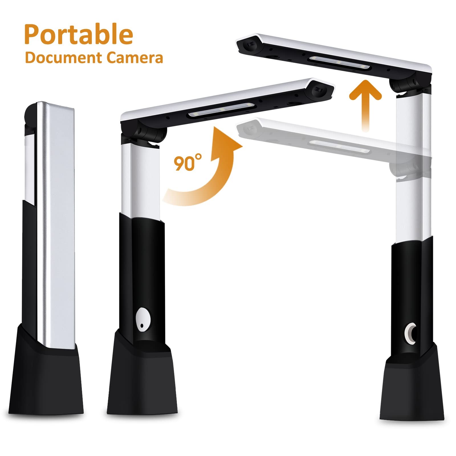 Document Cameras Scanner,10MP CMOS,Visual Presenter Max A3 Size,OCR Technolog...