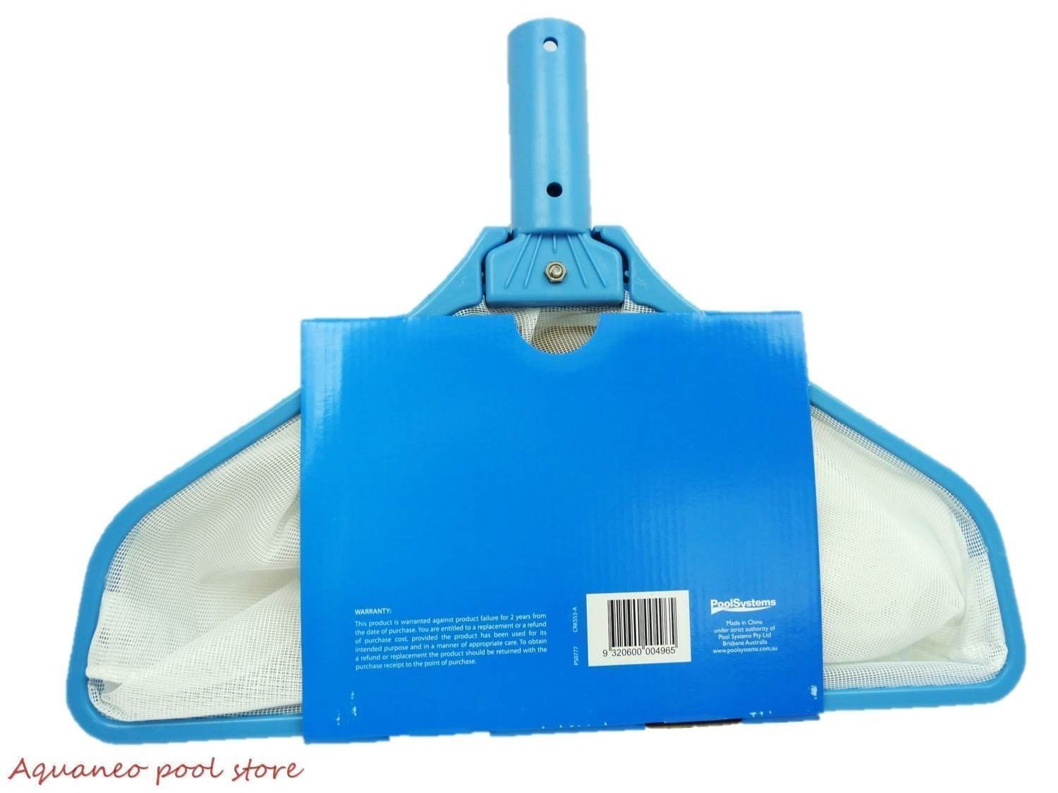 Aussie Gold Pool Leaf Rake Deep Net - Pool Skimmer Net Scoop Shovel