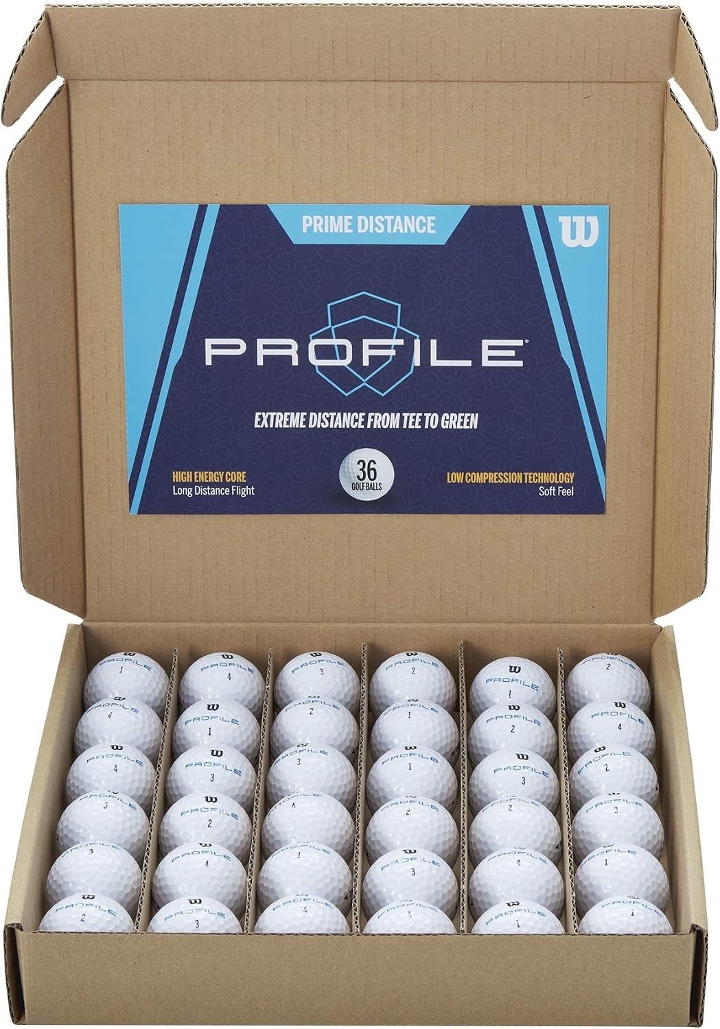 Profile Distance Golf Balls 36 Pack