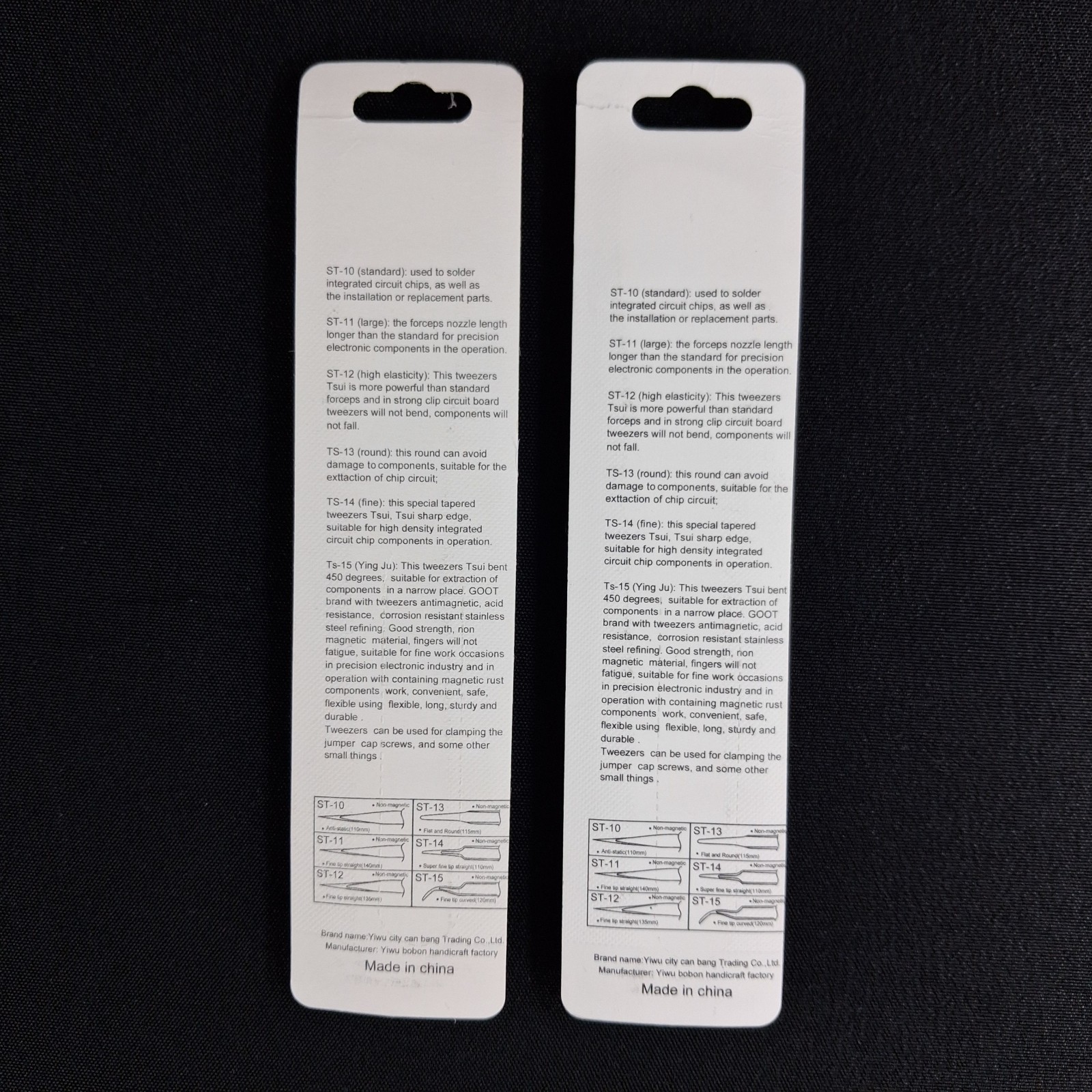 LAIWANG Precision Tweezers Straight & Curved Electronics Crafting Eyelashes