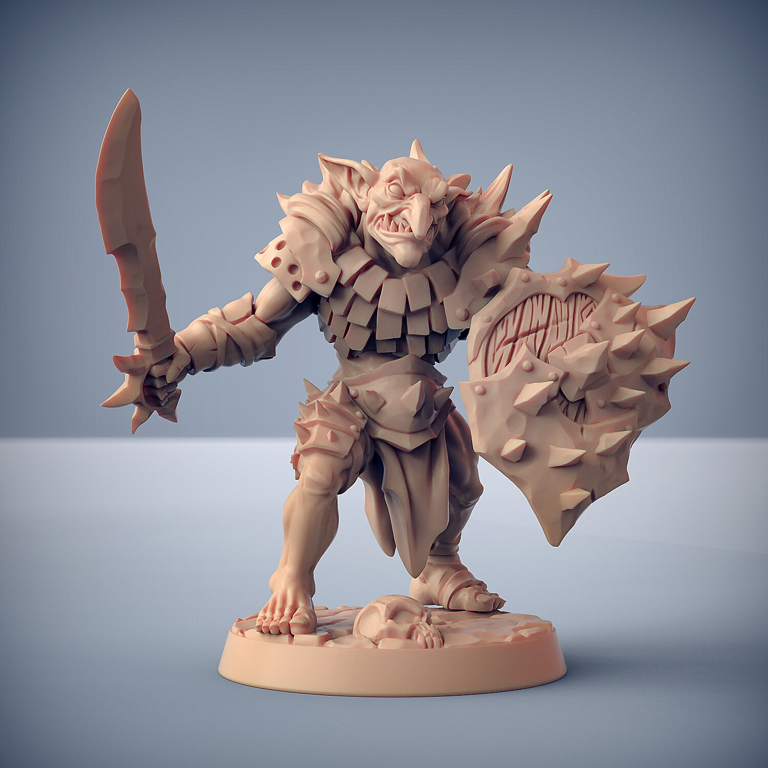 Hobgoblin Fighter Warrior Male A - Artisan Guild Dungeons and Dragons Miniature