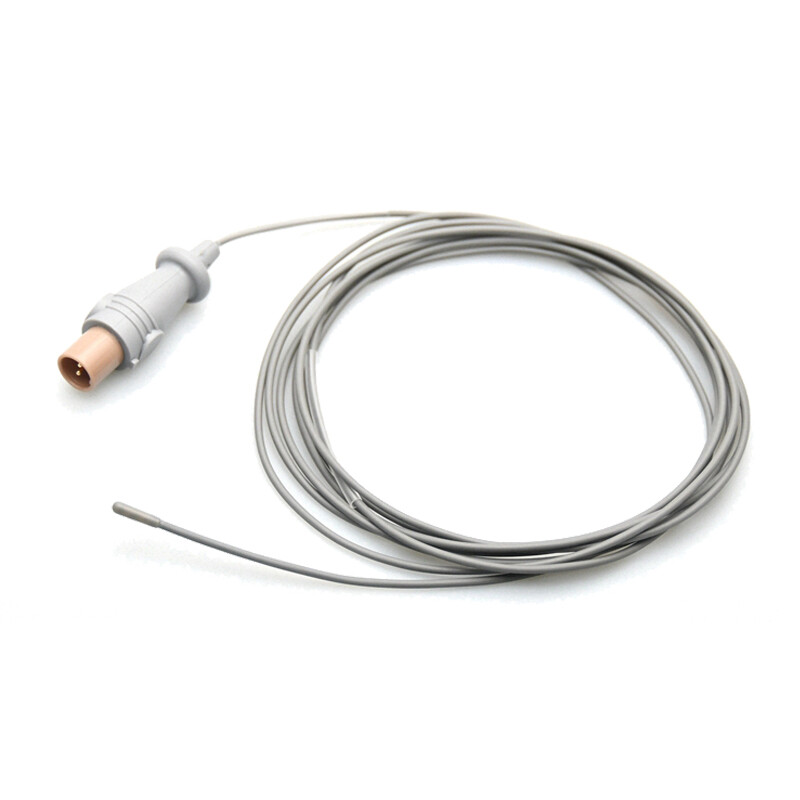 2-prong Plug Reusable Esophageal/Rectal Temperature Probe, Compatible Philips/HP