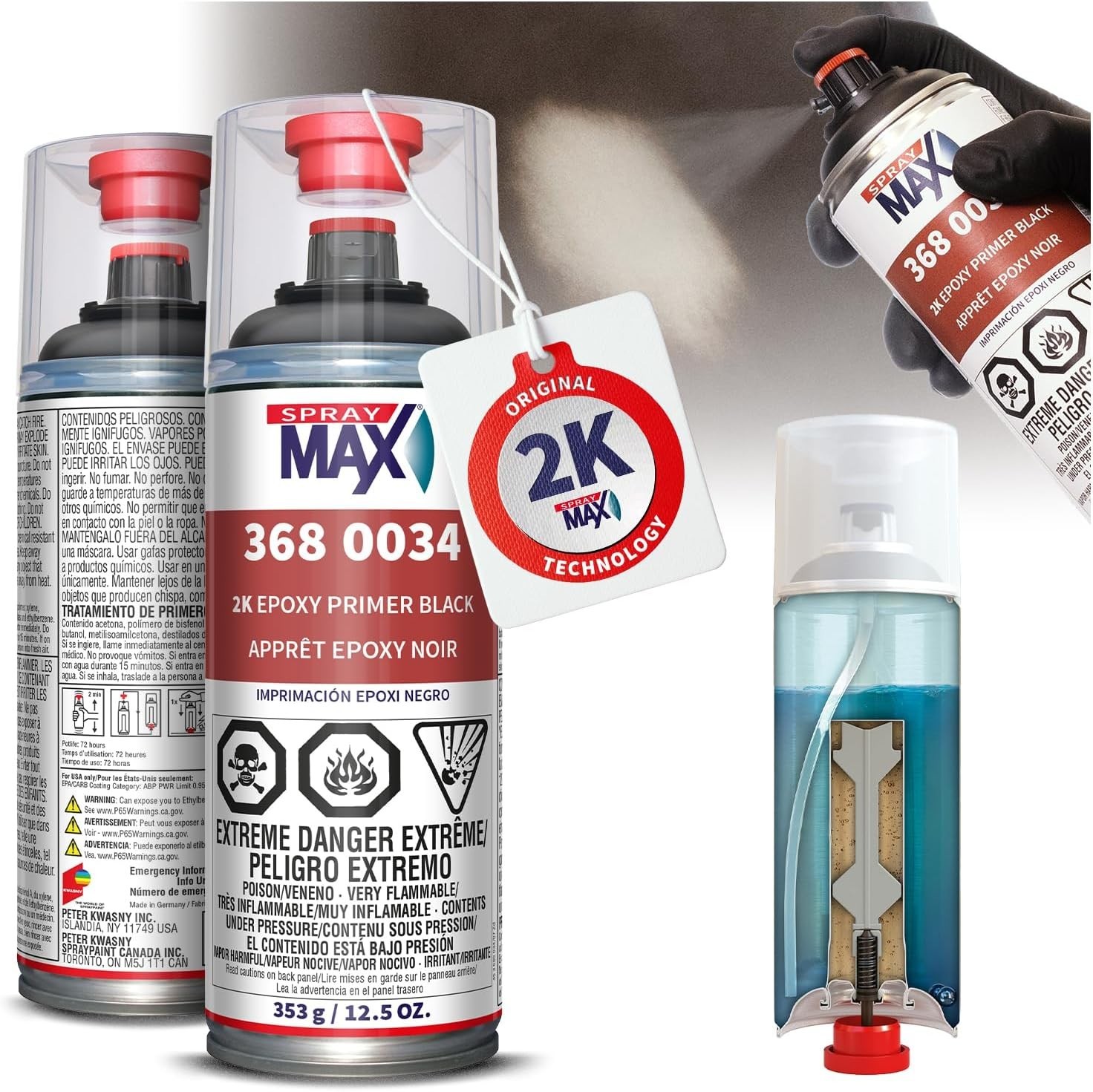 Corrosion-Resistant Epoxy Spray Paint - Professional Grade''