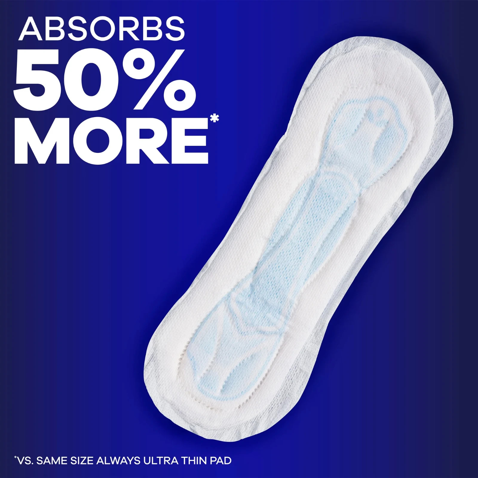 Always Maxi Pads without Wings, Size 4, Overnight Absorbency, 28 CT
