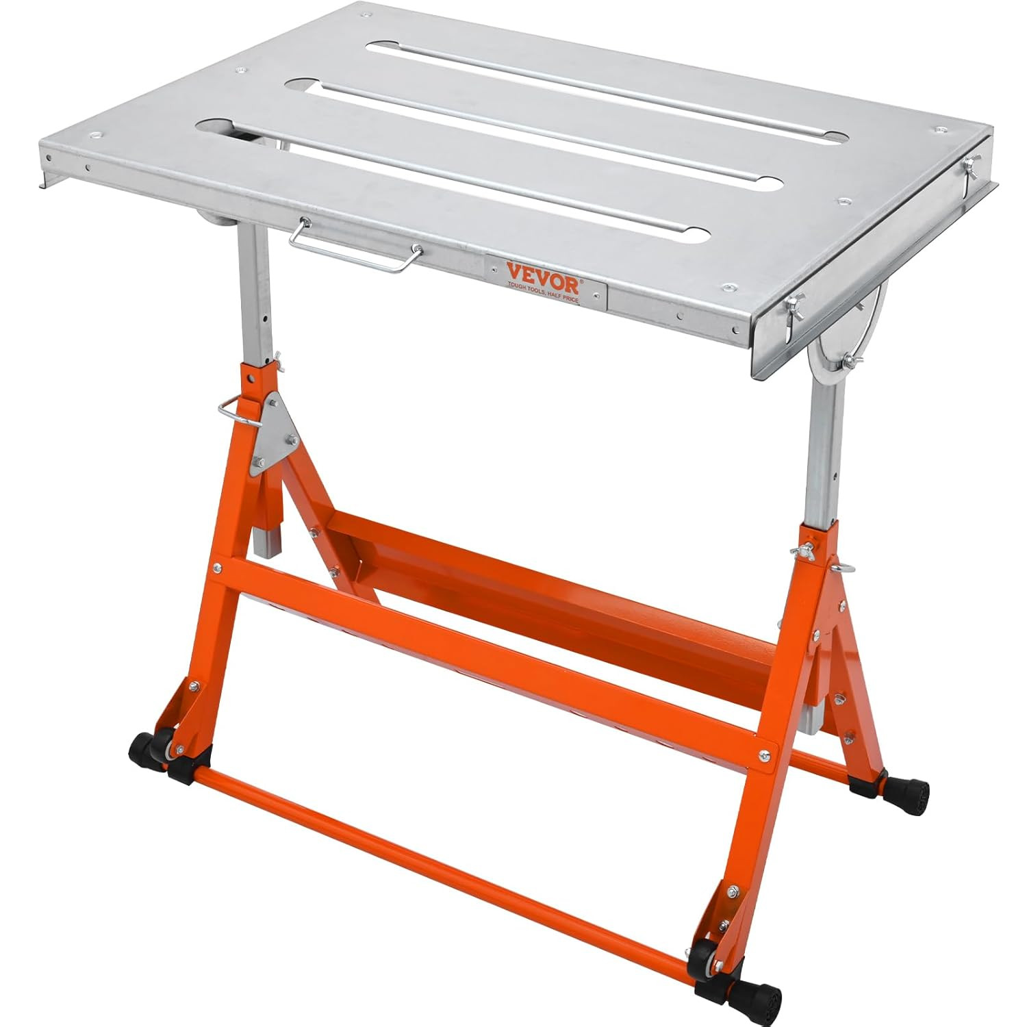 Welding Table Foldable 30"X20", Welding Workbench Table 400Lbs Load Capacity Ste