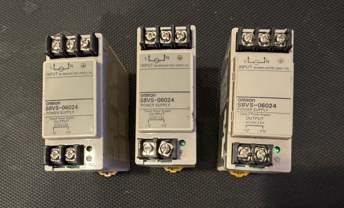 Omron S8VS-06024 Power Supply. Lot Of 3.