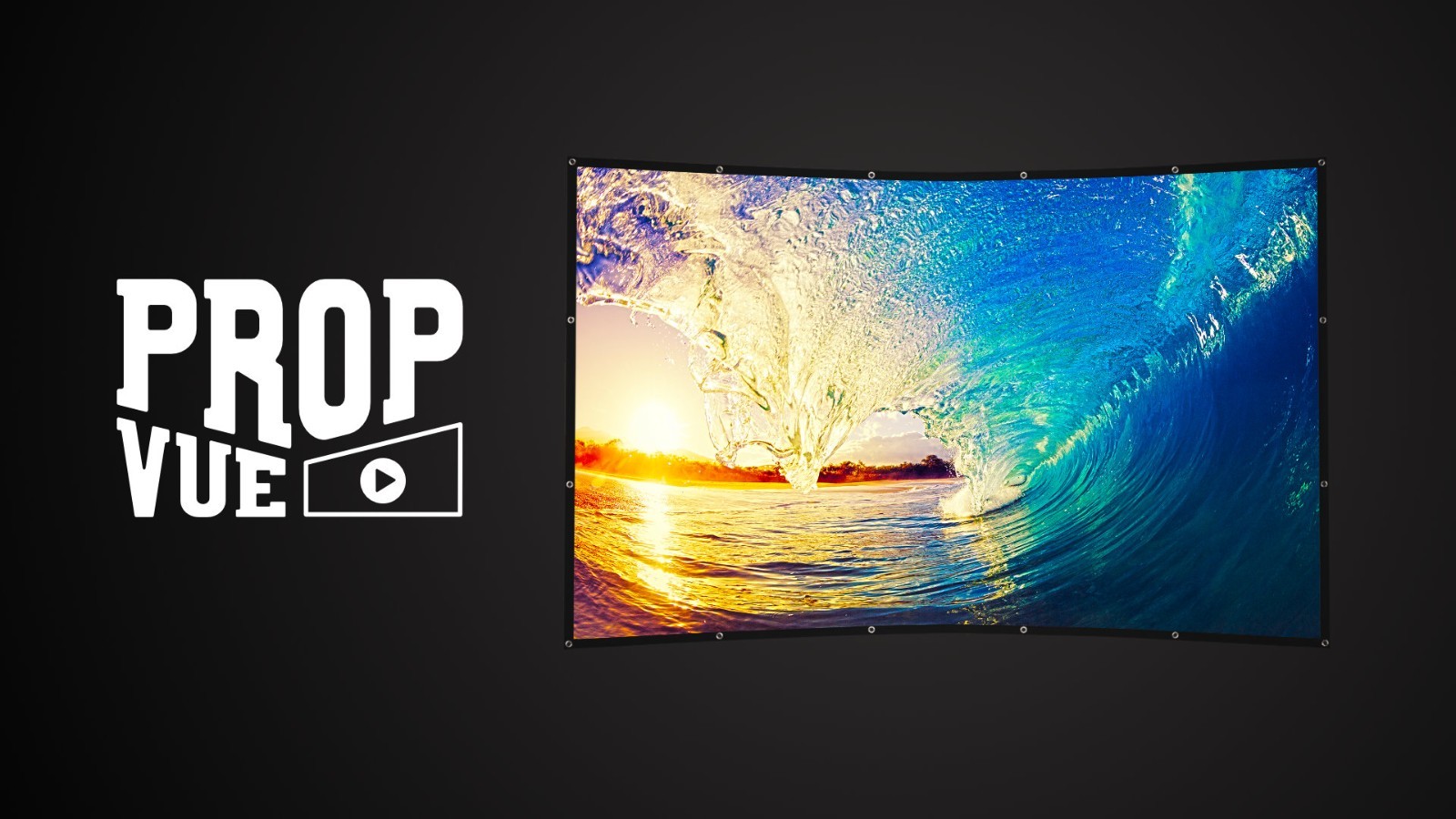 120" Portable Projector Screen - Foldable Indoor/Outdoor Movie Screen, Double-Si