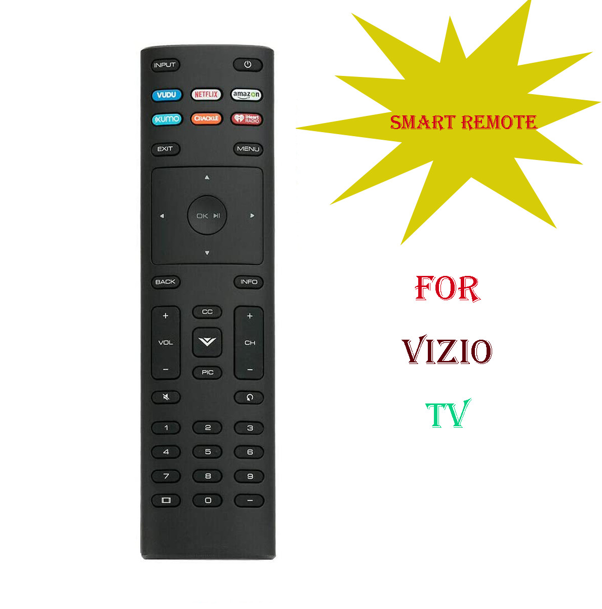 Remote Control Replace For VIZIO Smart TV V585-G1 V605-G3 V655-G9 V656-G4