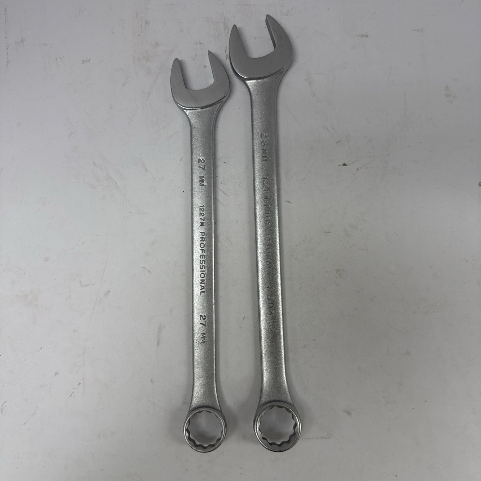 Proto Professional Wrenches Sizes 27 & 28mm NOS
