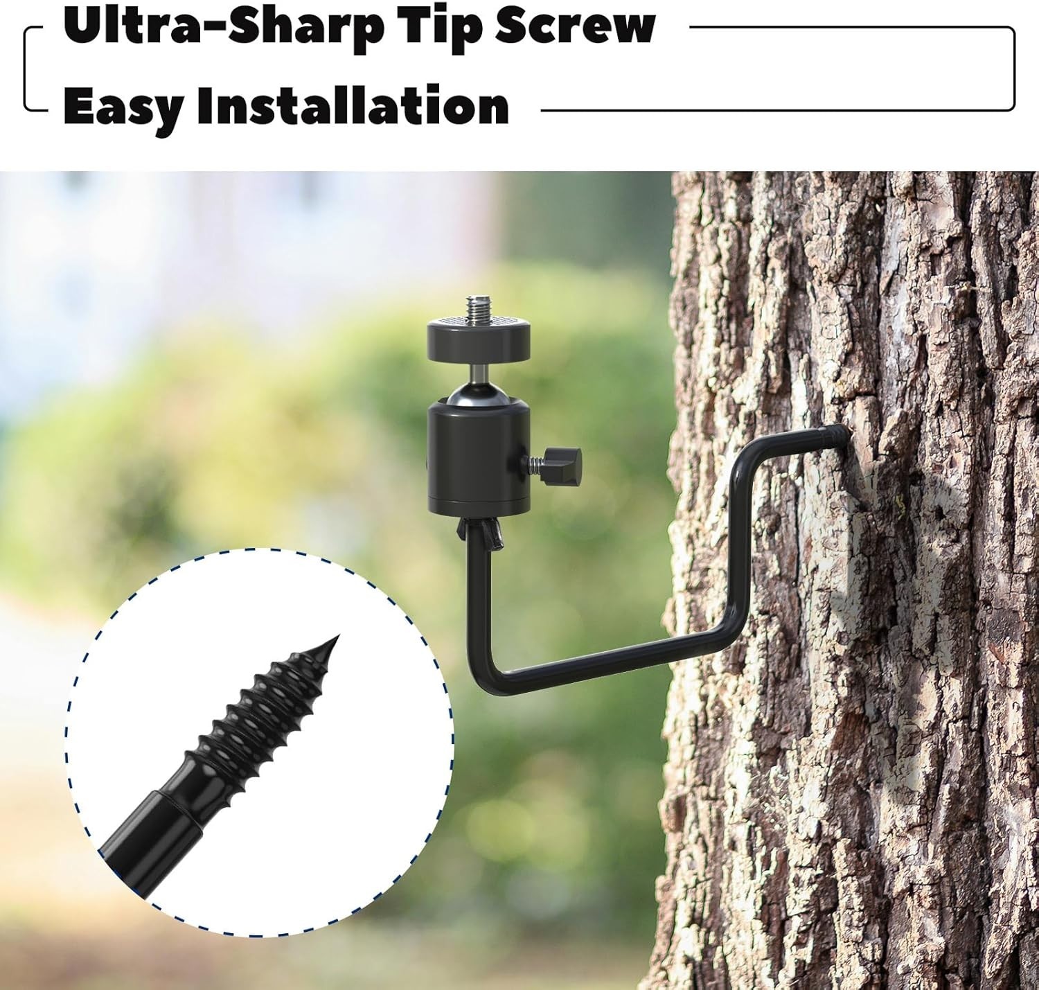 Trail Camera Tree Mount 360° Adjustable Robust Outdoor Game Cam Holder