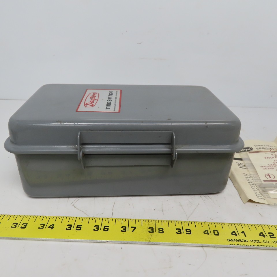 Dayton 2A206 Program Timer Switch Relay W/14 Day Skipper Mechanism 240V 25A 2HP