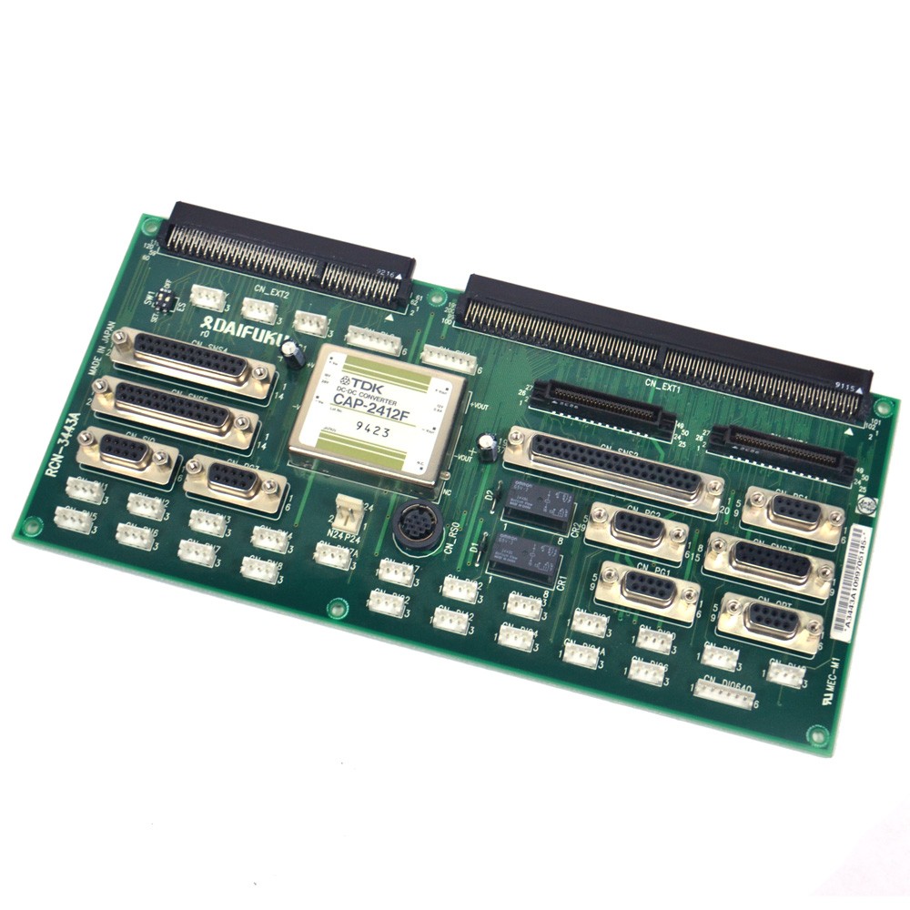Daifuku RCN-3443A PCB Board Assembly w/ TDK DC-DC Converter CAP-2412F