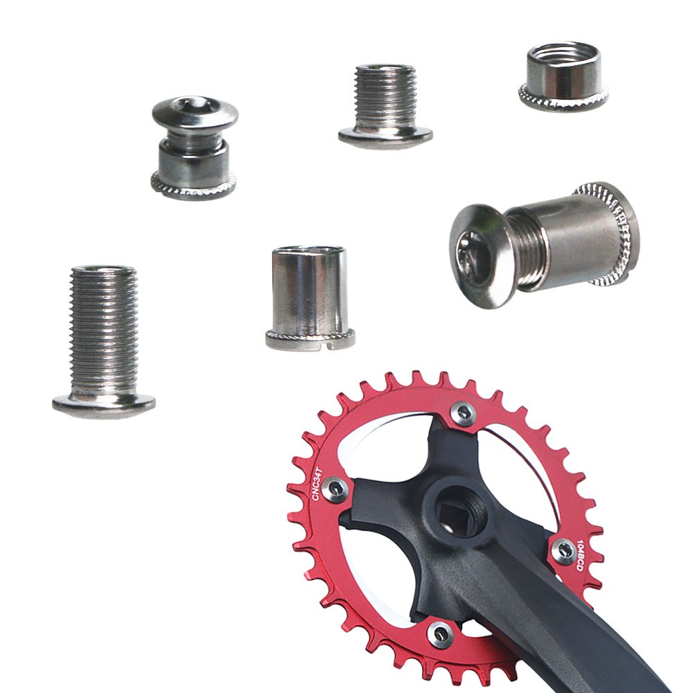 MTB Road Bike Chainring Screws Bolts Single Double Triple Speeds Stainless Steel