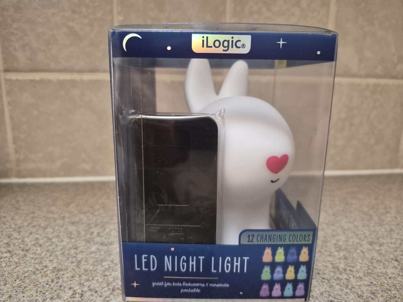 Ilogic 'Bunny' Led Night Light, 3 Light Modes, 12 Changing Colors