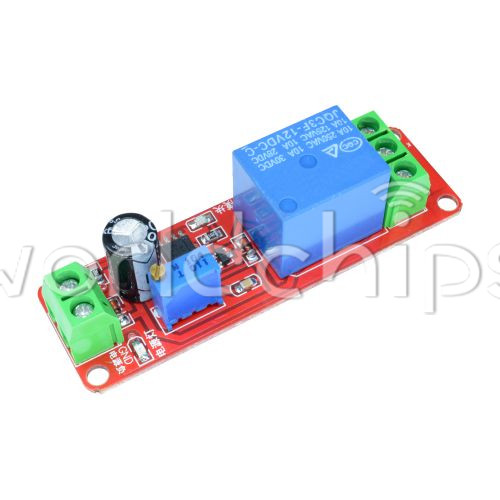 NE555 12V Adjustable Disconnect/Connection Time Delay Relay Timer Switch Module