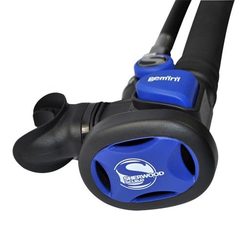 Sherwood Gemini Octo Scuba Diving Regulator Dive Blue