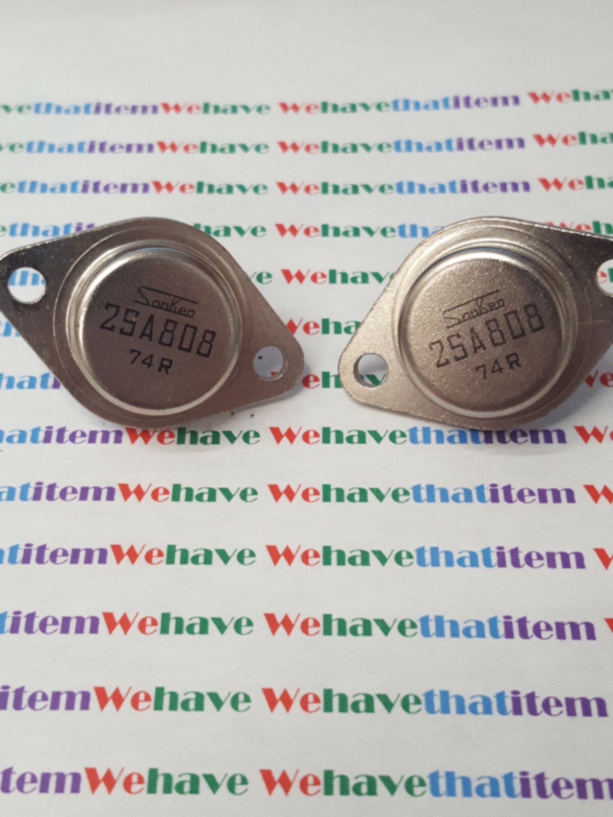2SA808 / TRANSISTOR / SANKEN / 2 PIECES / (qzty)