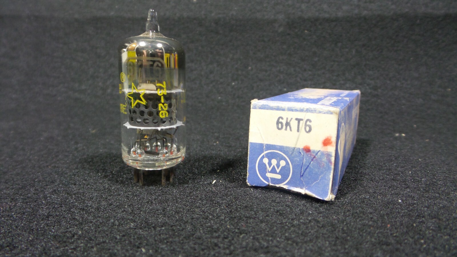 Vintage WESTINGHOUSE 6KT6 Vacuum Electron Tube NOS Untested  FREE SHIPPING