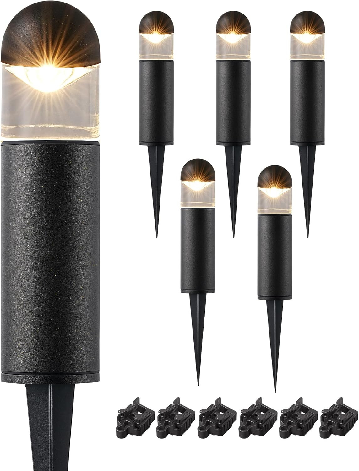 Low Voltage Landscape Lighting, 12V 3W 3000K Warm White, Electric Outdoor Bollar