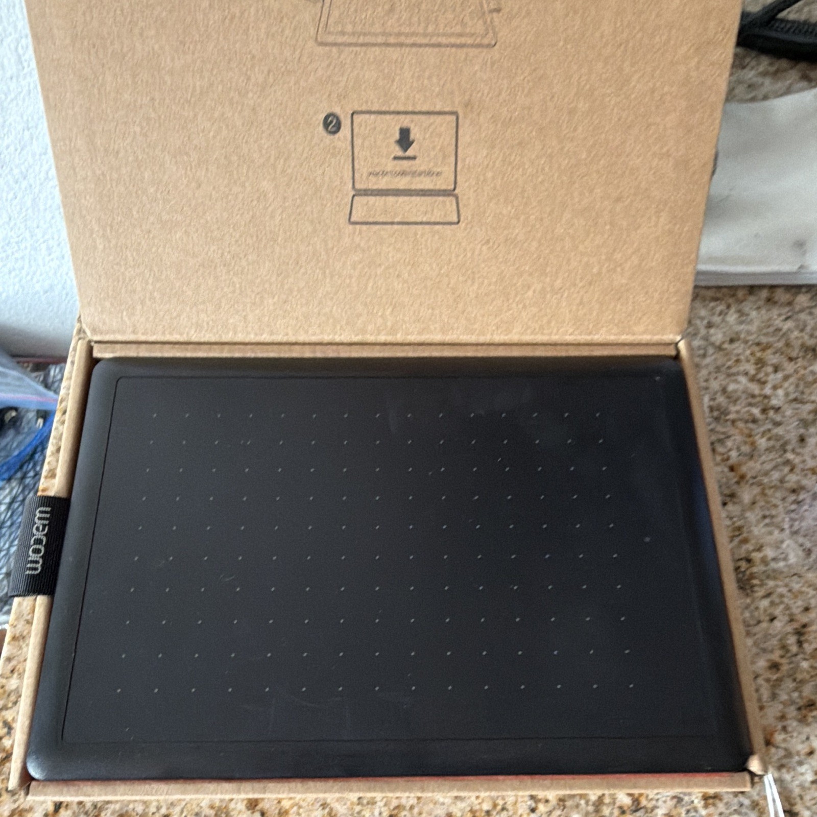 Wacom One by Wacom CTL-472 Graphics Tablet USB Wired Red NO PEN TABLET ONLY