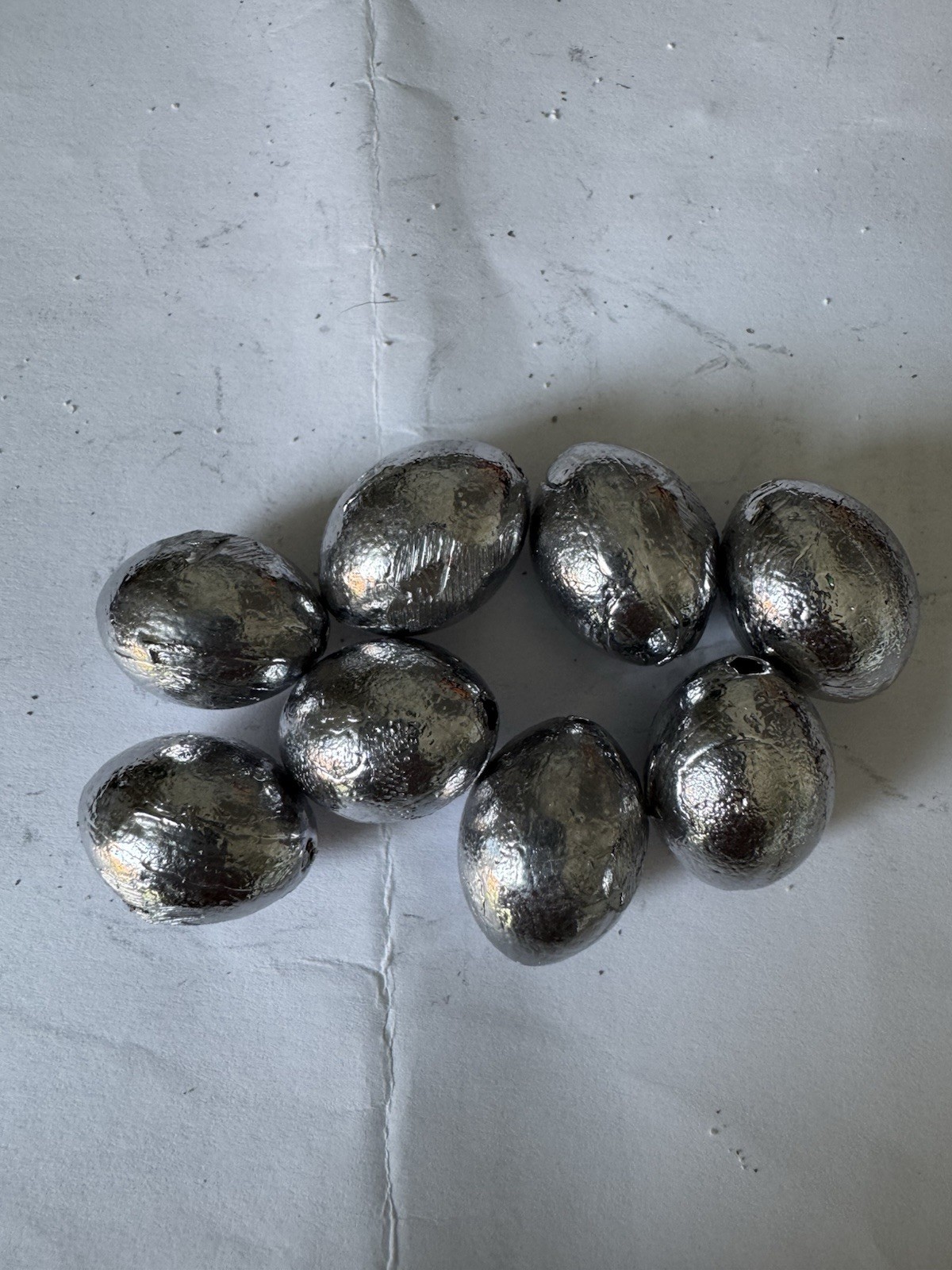 OVAL PIKE, CARP AND PIRCH EGG WEIGHTS INLINE PREDATOR WEIGHTS 1oz PACK 5