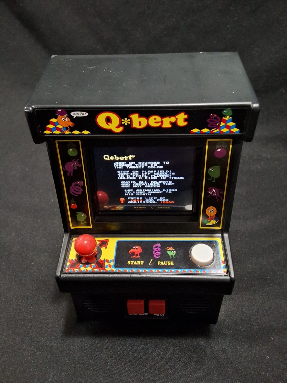 Basic Fun Arcade Classics Q*bert Mini Arcade Machine 2016 Reproduction
