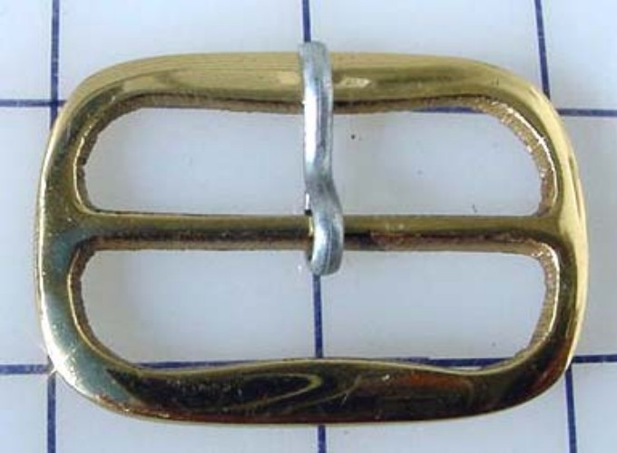 Belt Buckle, Brass Strap Buckle 18th Century Reproduction DB, Brass Belt Buckle