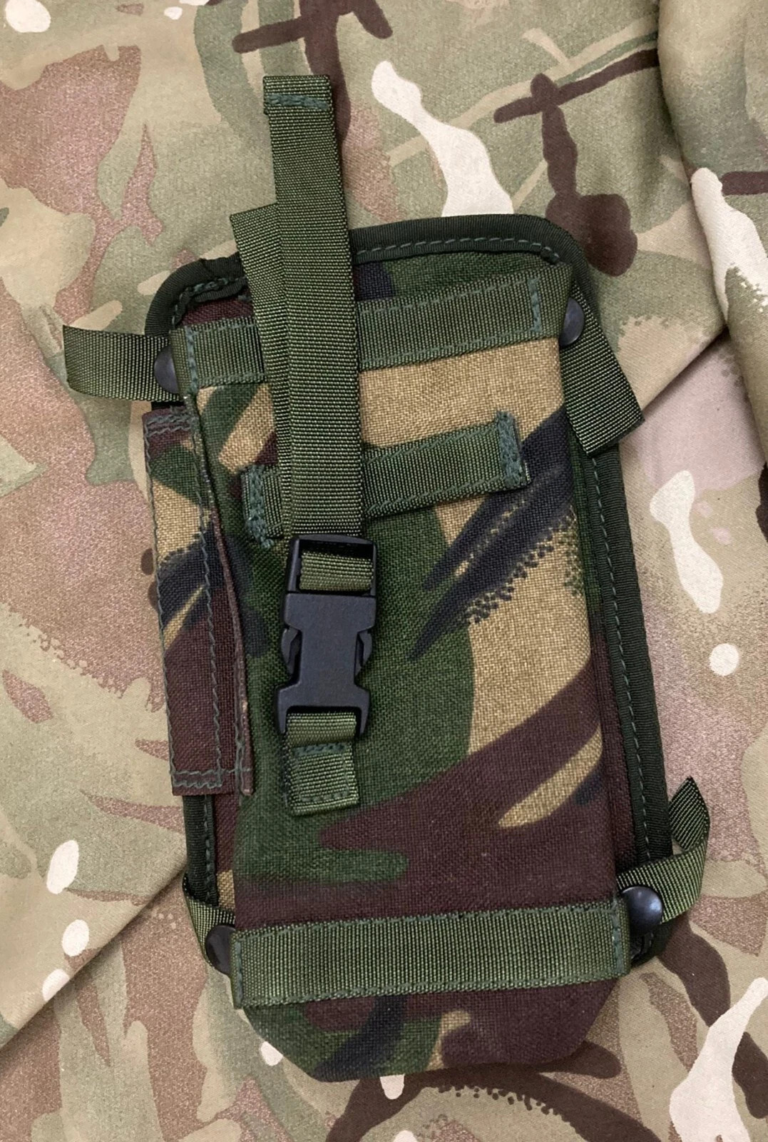 British Army Genuine Issue CHEST RIG RADIO POUCH NEW DPM Woodland