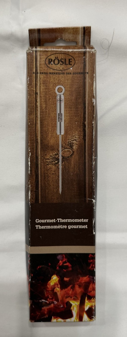 Rösle Gourmet Thermometer Stainless Steel Digital Oven Meat Thermometer New