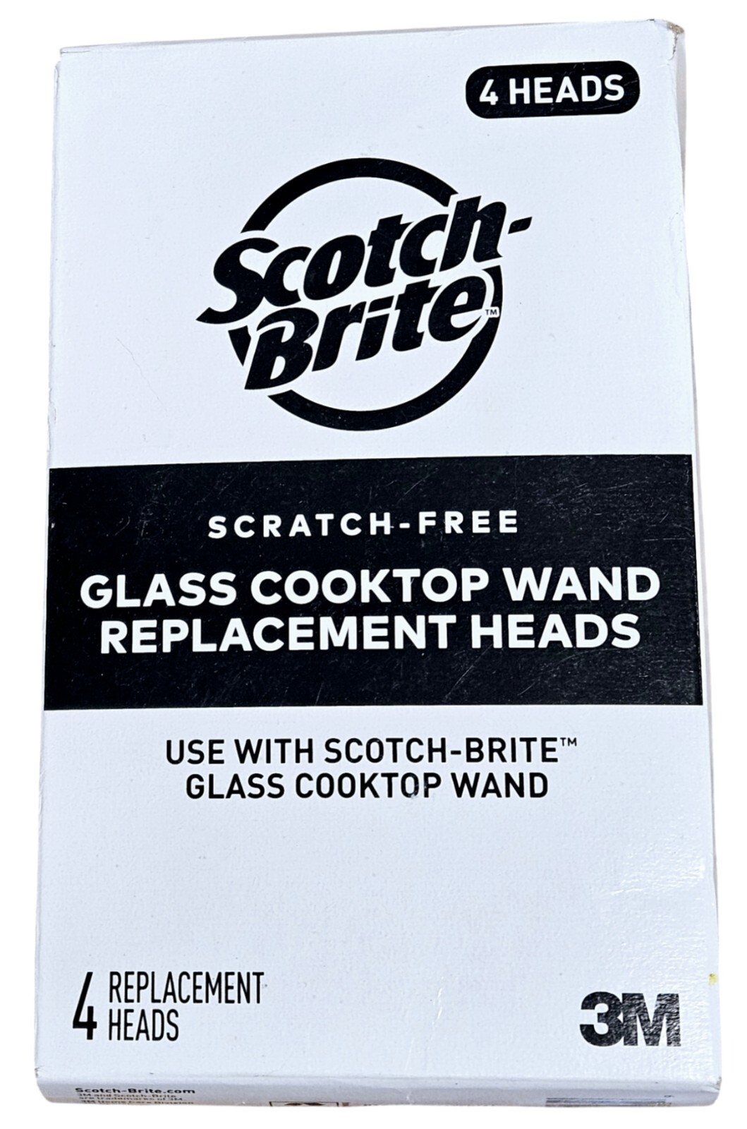 Scotch-Brite Scratch-Free Glass Cooktop Wand Replacement Heads - Pack Of 4