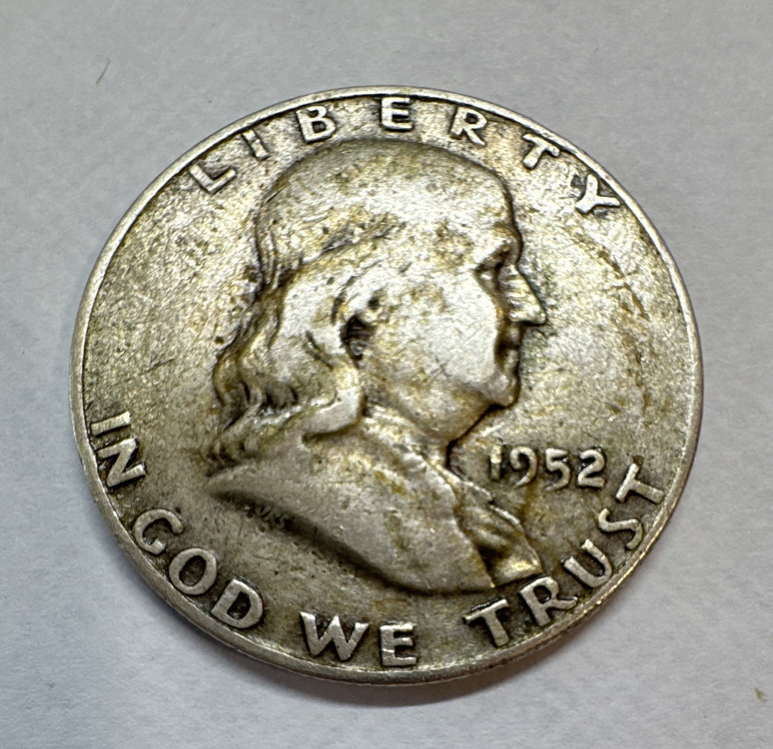 1952-D Franklin Half Dollar 50C Denver Business Strike 90% Silver KM#199