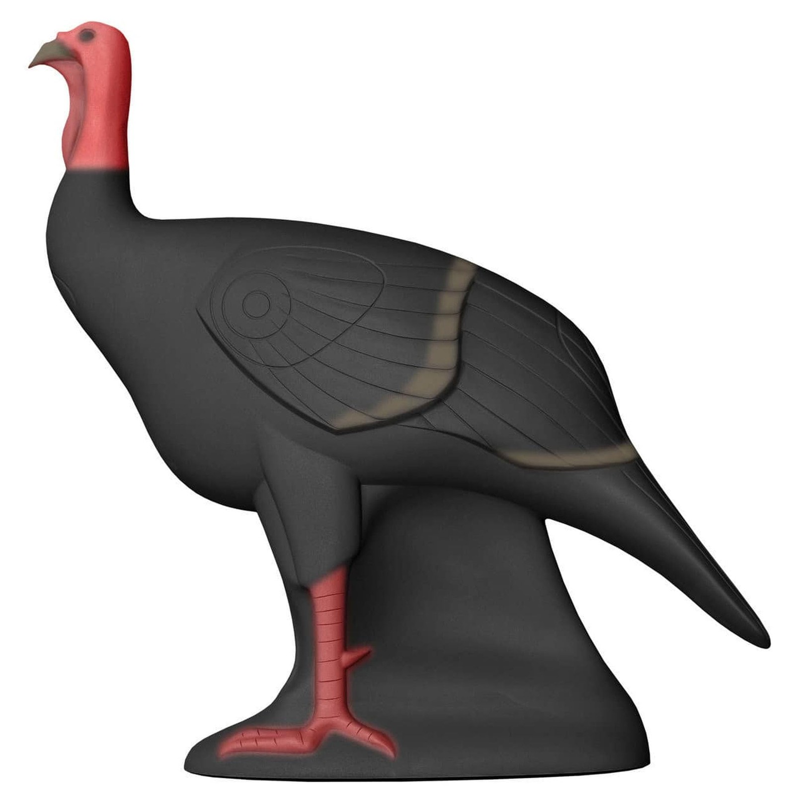 SHOOTER Turkey 3D Archery Target, Lifelike Solid Body Design One Size, Black