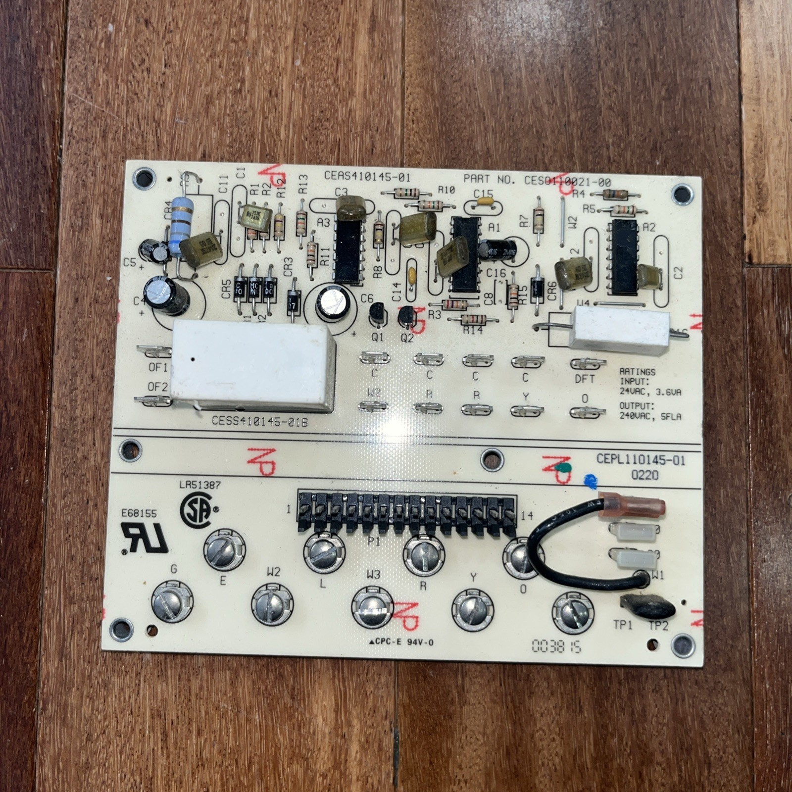 Carrier CEAS410145-01B CESO110021-00 CEPL110145-01 Defrost Control Circuit Board