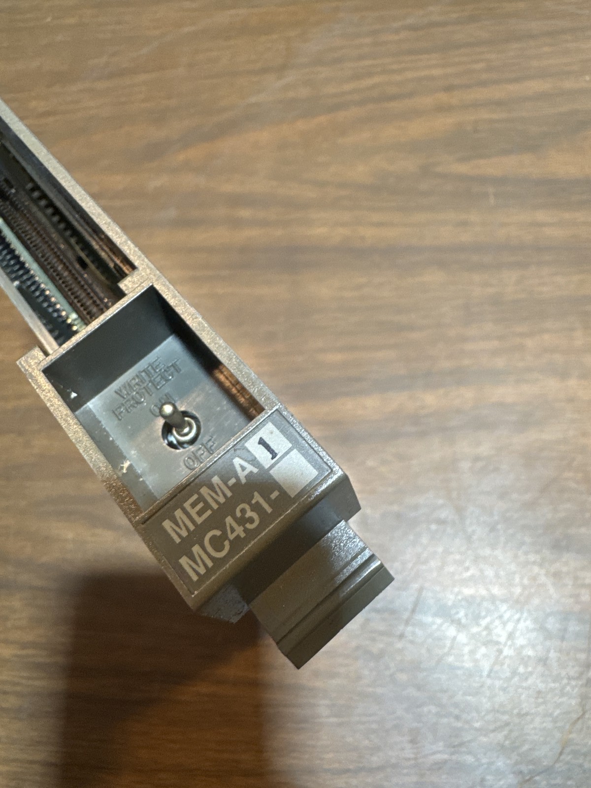 MEM-A MC431 Memory Card Module with Write Protect Switch INV=32880