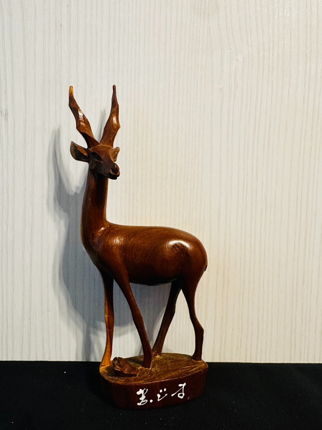 Traditional japanese Wood carving deer object