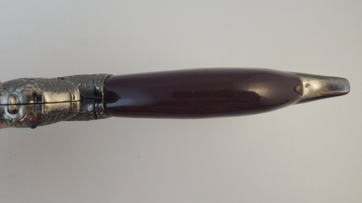 15” Dinosaur/Reptile Handled Fantasy Typhoon Hook Dagger