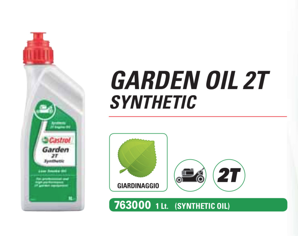 Castrol Garden Oil Synthetic 1L Agricultural Engine Oil / Gardening 2T