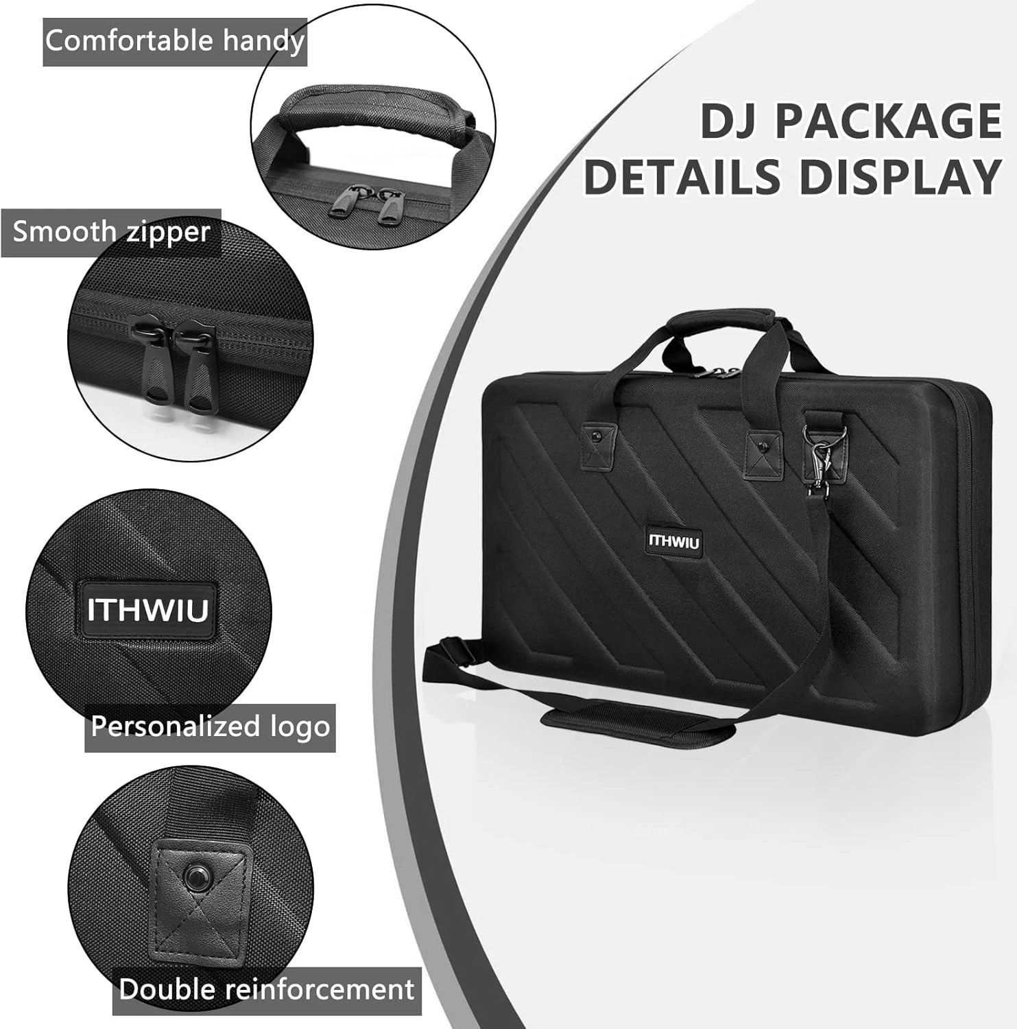 Lightweight Hard Case for Pioneer/Denon DJ Controllers