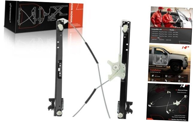 Front Passenger Power Window Regulator Replacement for 14-19 Range Rover Sport