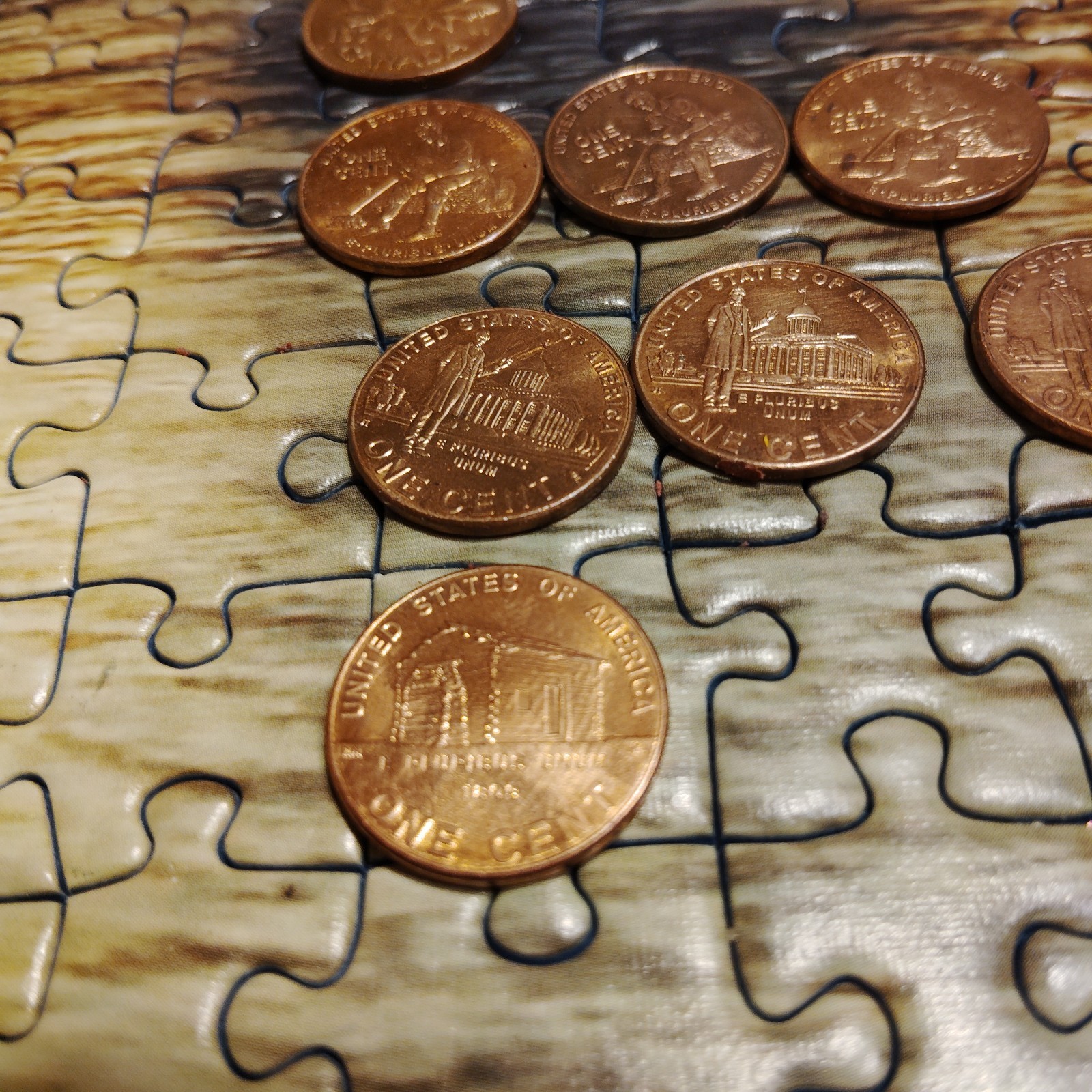 2009 D Early Childhood Lincoln Log Cabin Penny!!