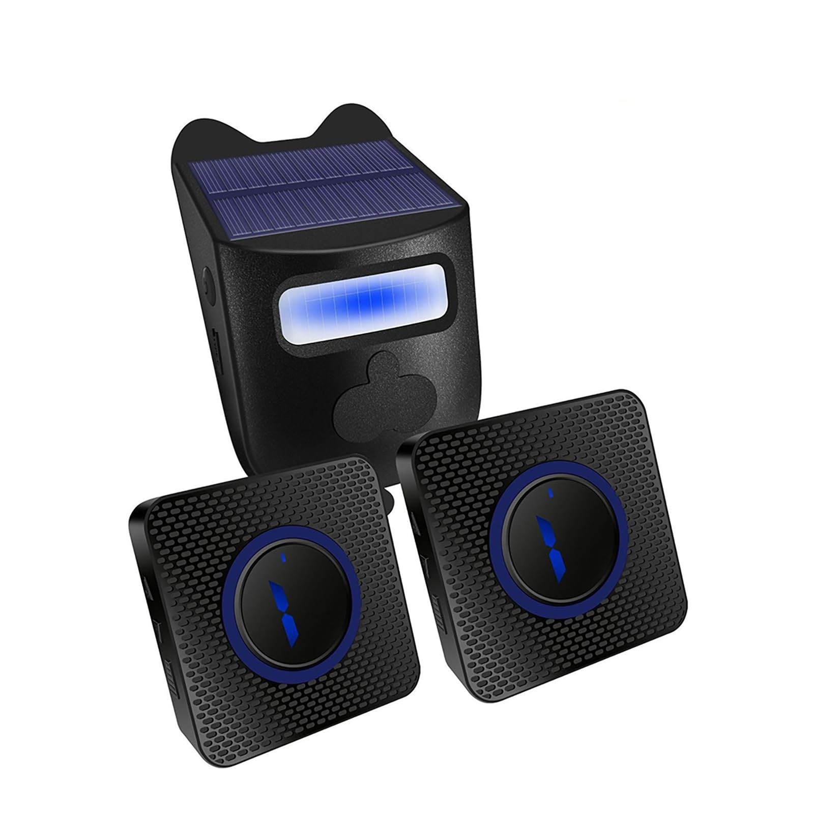 Solar Driveway Alarm, Wireless Motion Sensor & Detector Included 2 Receiver 1 Se