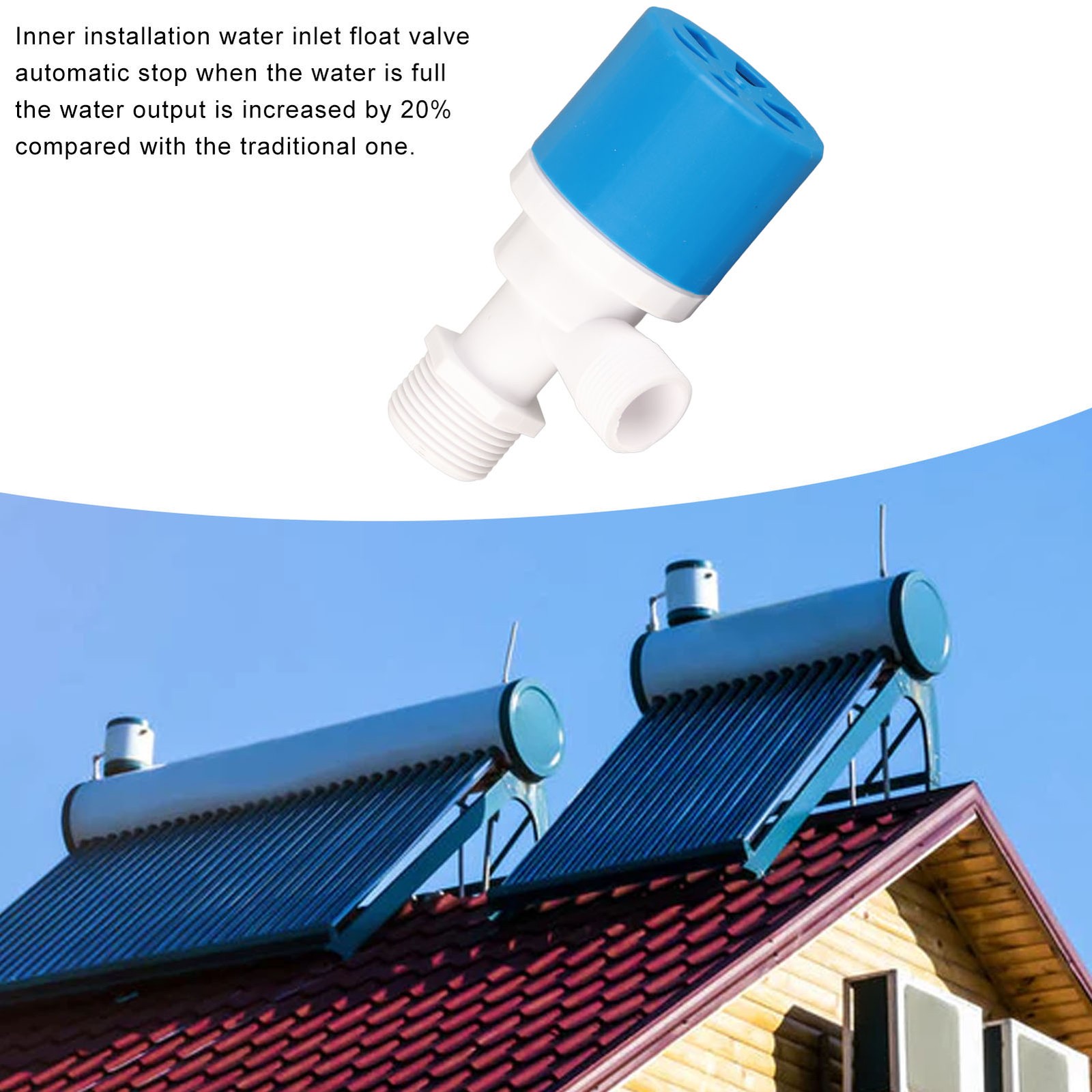 Auto Float Valve Inside Type Water Tank Float Valve For Solar Water Heater NEW