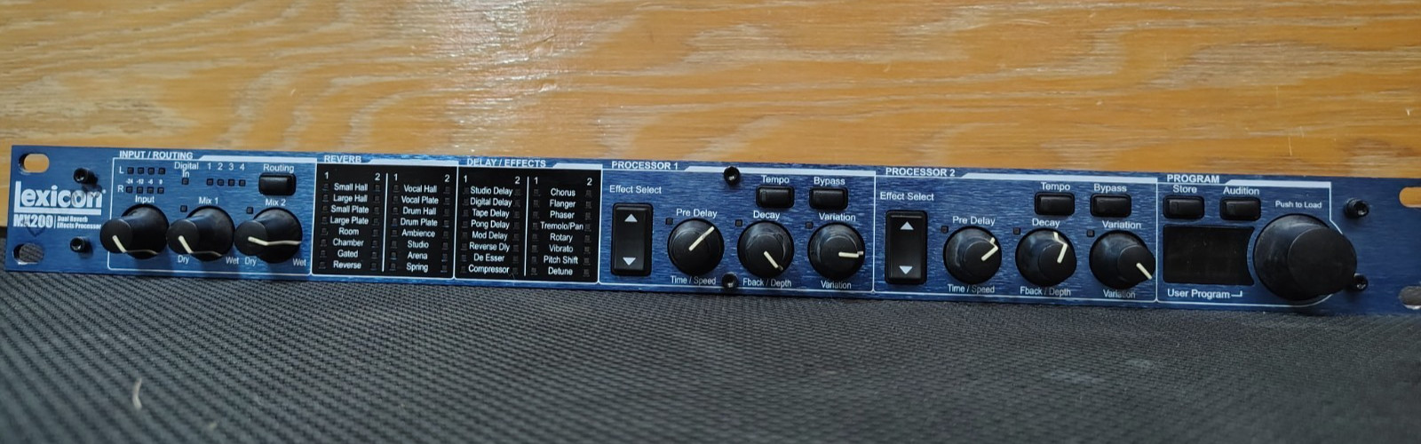 Lexicon MX200 Rack Mounted Duel Reverb Effects Processor  1U